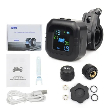 

TPMS for Android CAR DVD Car/Motorbike Tire Pressure Monitoring System USB Tire Sensors Alarm Monitoring System 4pcs/kit