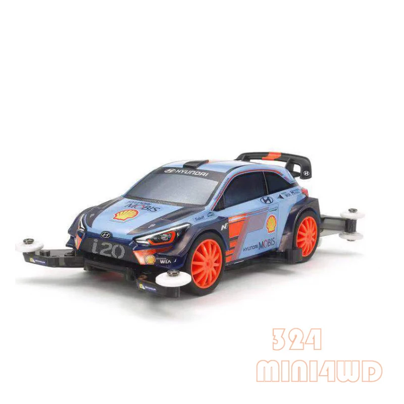 Оригинальное автомобильное шасси tamiya 95517 Hyundai I20coupe WRC motorsport MA прозрачный черный
