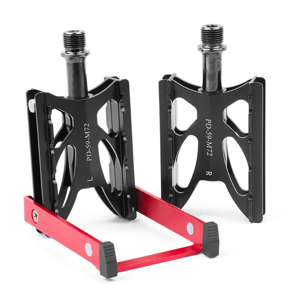 Aluminium Alloy Stable Supportive Bike Pedal Outdoor With Kickstand Practical Cycling Parts Parking Replacement Road Stand