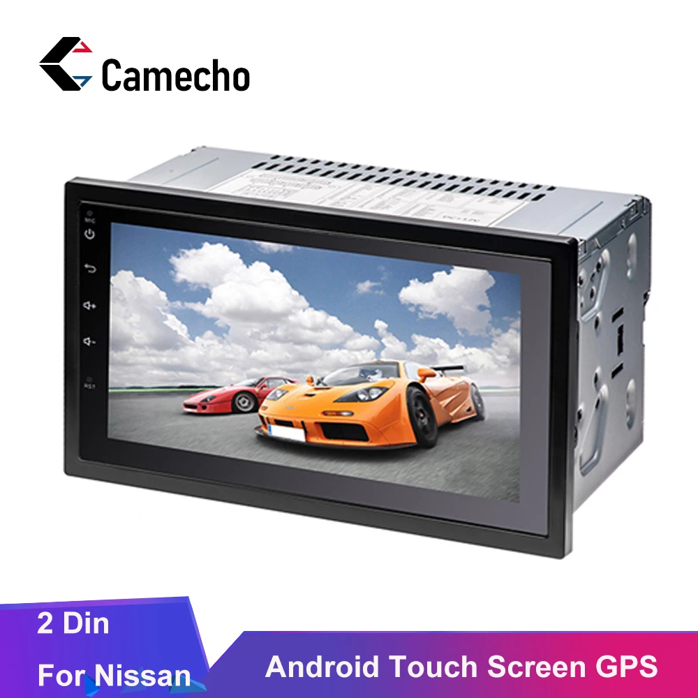 Camecho 2 Din Android автомобильный Радио плеер MP5 WiFi 7 дюймов gps навигация Bluetooth 2din мультимедийный плеер аудио стерео для Nissan