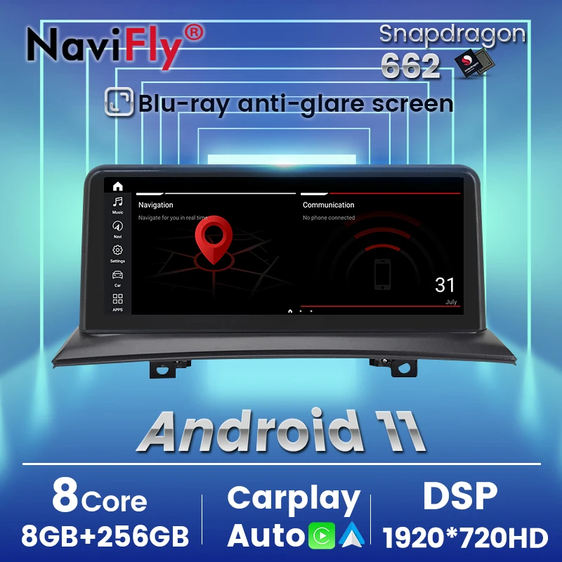 8G 256G Android 11 BT Carplay 4G LTE Автомобильный DVD Радио GPS навигация мультимедийный плеер для