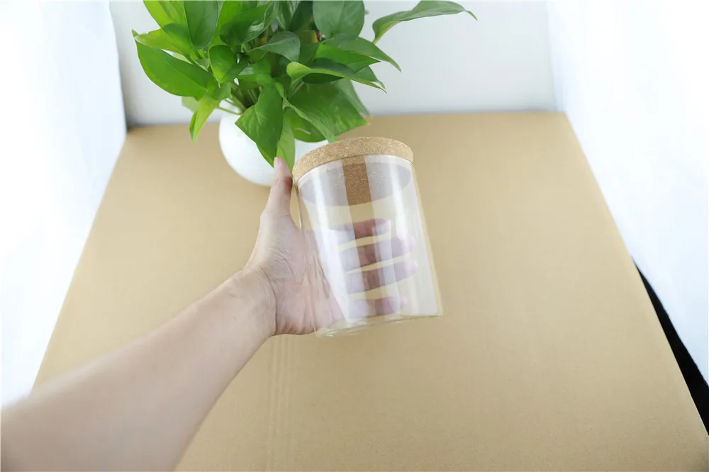 100-120mm 4pcs 750ml Cork Kitchen Storage Large Glass Bottle Food Jar Container Transparent Empty Spice Nuts Storage Jars (1)