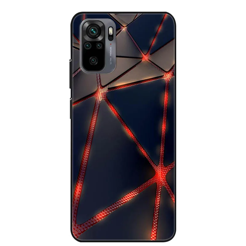ESONG Cover per Xiaomi Redmi Note 10 Pro 4G/10 Pro Max 4G,Custodia in sottile tinta unita Morbida Silicone TPU Antiurto Protettiva Bumper Shell con Forma di Cuore d'Amore Dorato,per Donne/Ragazze-Nero