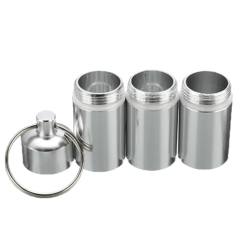 Портативная герметичная Медицинская бутылка из нержавеющей стали, анти-давление, водонепроницаемый, для путешествий, чехол для таблеток, металлический медицинский Stronge Box