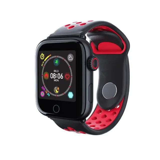 Спортивные Смарт-часы Z7 для мужчин и женщин, фитнес-трекер, смарт-браслет с монитором сердечного ритма, IP68, водонепроницаемые Смарт-часы с кровяным давлением - Цвет: Красный