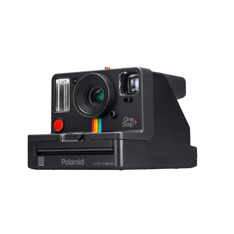 К телефону подключена камера Polaroid Originals Onestep+ White и Black rainbow с пленкой i-type 600 и Bluetooth - Цвет: Черный