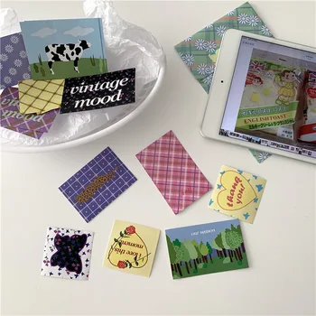 

24Pcs Cartoon Korea Ins Forrest Garden Sticker DIY Scrapbooking Album Diary Label Decoration Stickers