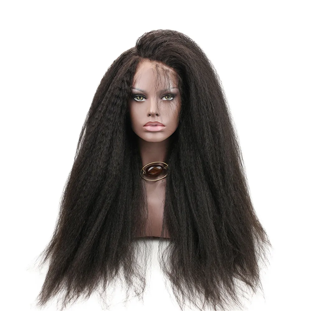 Eseewigs 300 плотность итальянские яки прямые 360 кружевных фронтальных париков черные женские Remy человеческие волосы парик с детскими волосами