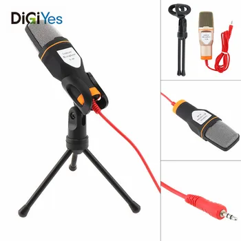 

Portable Multifunctional Computer Capacitive Microphone for Live Broadcast/Meeting/Speech with Foldable Tripod Bracket New