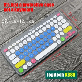 

Keyboard Protector Ultra Thin Silicone Laptop Keyboard Cover Skin Protector for Logitech K380 Keyboard