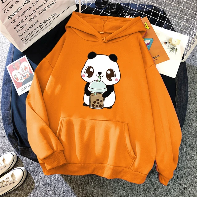 Men's Bears Drucken Nette Dropshipping Harajuku Vintage Schwarz Hoodie Tops Oversize Langarm Streetwear Pullover Kleidung 5
