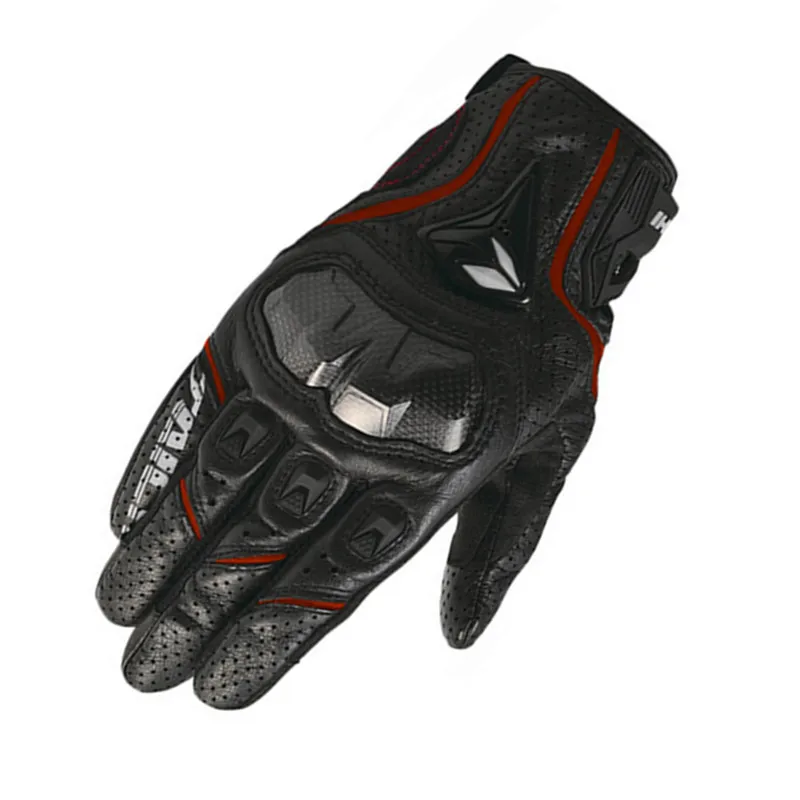 Touch Screen Leather Motorcycle Scooter Gloves Breathable Protection Racing Motocross Gloves For Men motorcycle gloves sports gloves leather motorcycle gloves