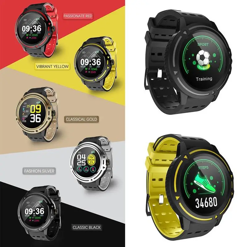 V5 Smart Bracelet 1.3 Inch Color Screen Heart Rate Health Monitor Waterproof Watch Pedometer Sleep Bracelet Pressure Blood D8N5