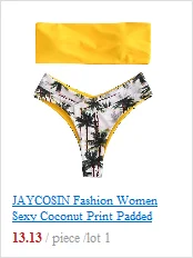 JAYCOSIN 2020 New Sexy girls Bikini Push-up Print Swimwear Women Push-up Bra Bikini Set Swimsuit Beach Bathing Swimwear 13#10 