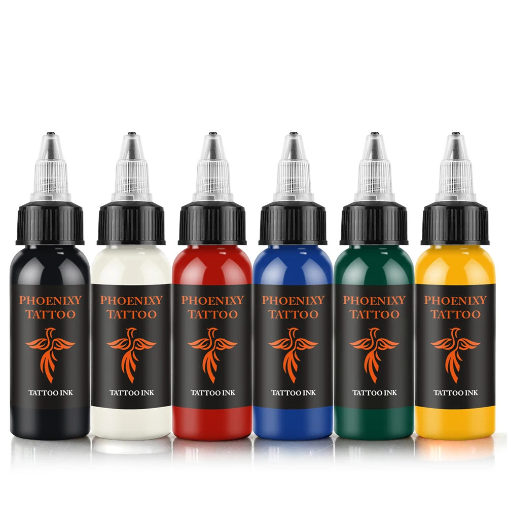 18 Colors Tattoo Pigment Inks 30ml/bottle Safe Permanent Tattoo Paints