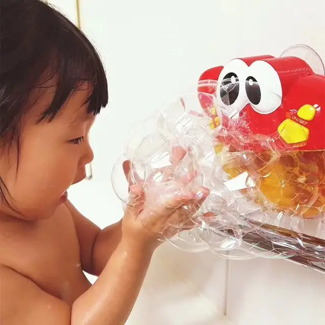 Crabs Bubble Machine Music Baby Bath Toy Bathtub Soap Machine Automatic Bubble Maker Baby Bathroom Funny Toy for Children 2