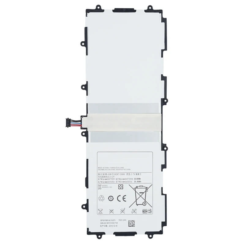 Аккумулятор для планшета SP3676B1A 2 шт./лот/набор 100% Samsung Galaxy Note 10 1 GT N8000 N8005 N8010 N8013 N8020