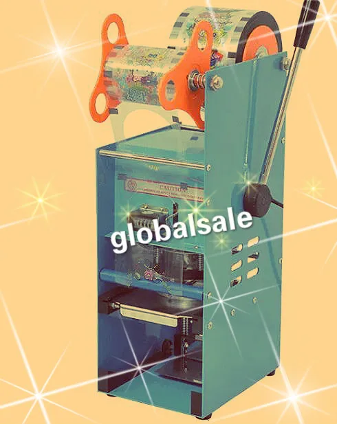 ET-D9 220V Пластик чашки, машина для герметизации швов для плащей, молочный чай, машина для герметизации швов для плащей, стандартная чашка диаметр: 7 см, 9,5 см, с функцией подсчета