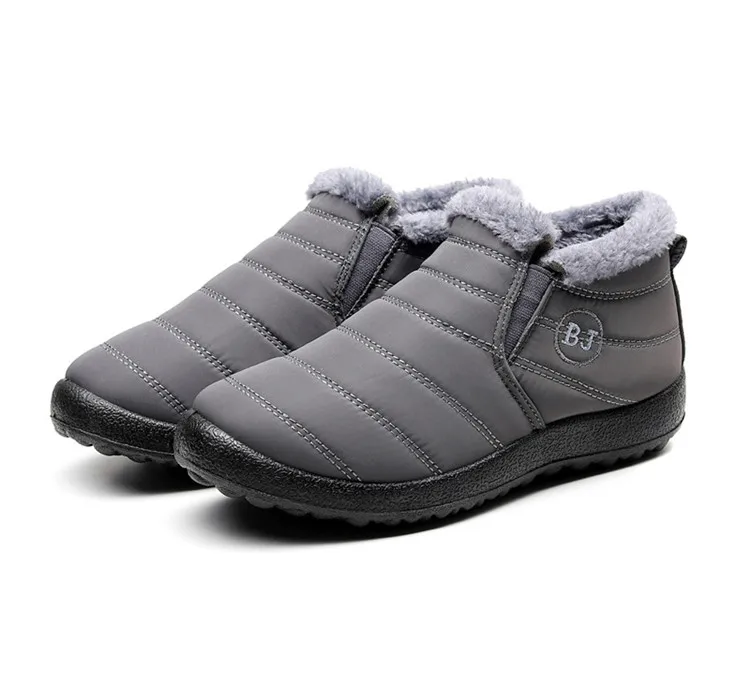 Новинка года; модная мужская зимняя обувь; однотонные зимние ботинки; 3 цвета; теплые водонепроницаемые лыжные ботинки с плюшевой подкладкой на нескользящей подошве; размеры
