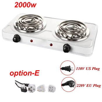 

220V 1000/2000w Iron Burner Electric Stove Hot Plate Portable Kitchen Cooker Coffee Heater Milk Soup Durable electric stove