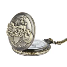 Роскошные модные антикварные часы с винтажной цепочкой кварцевые карманные часы мужские часы