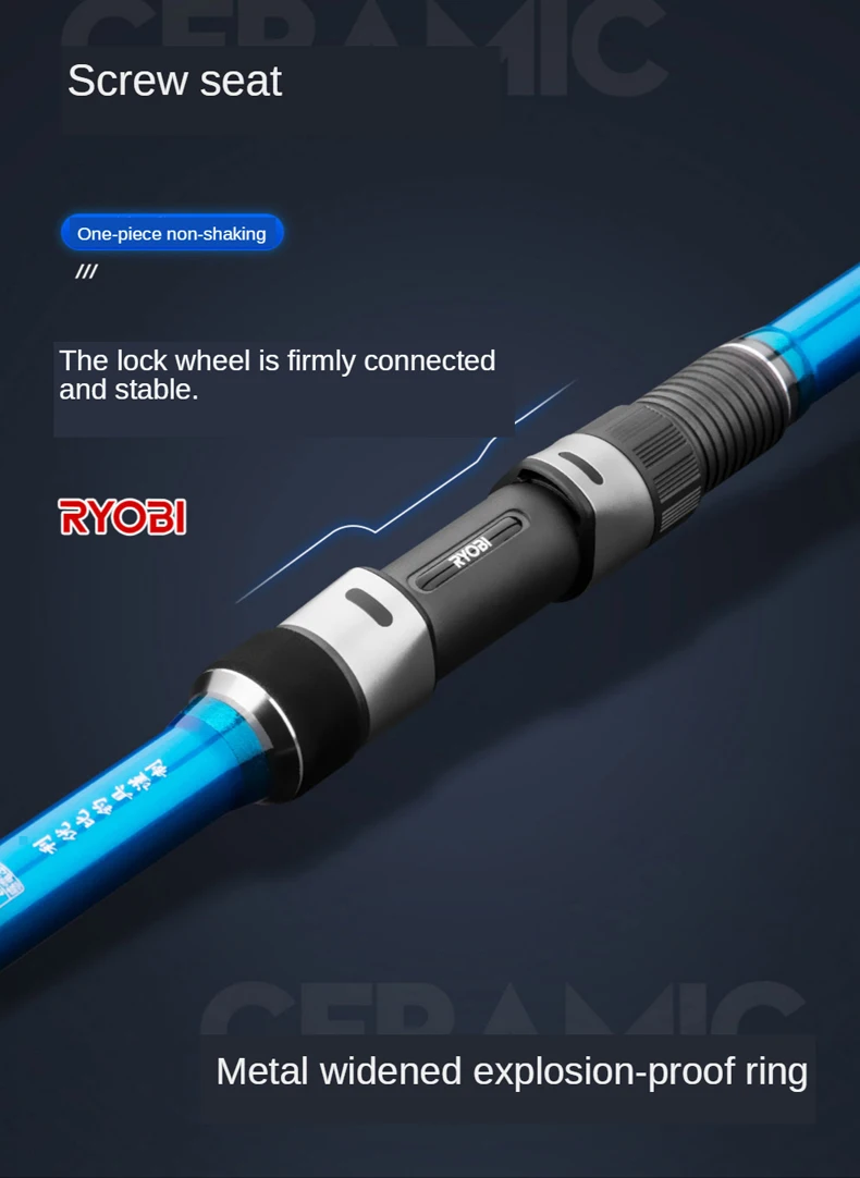RYOBI ARAIWA Telescopic Fishing Spining Rod Boat Rock Surf Sea