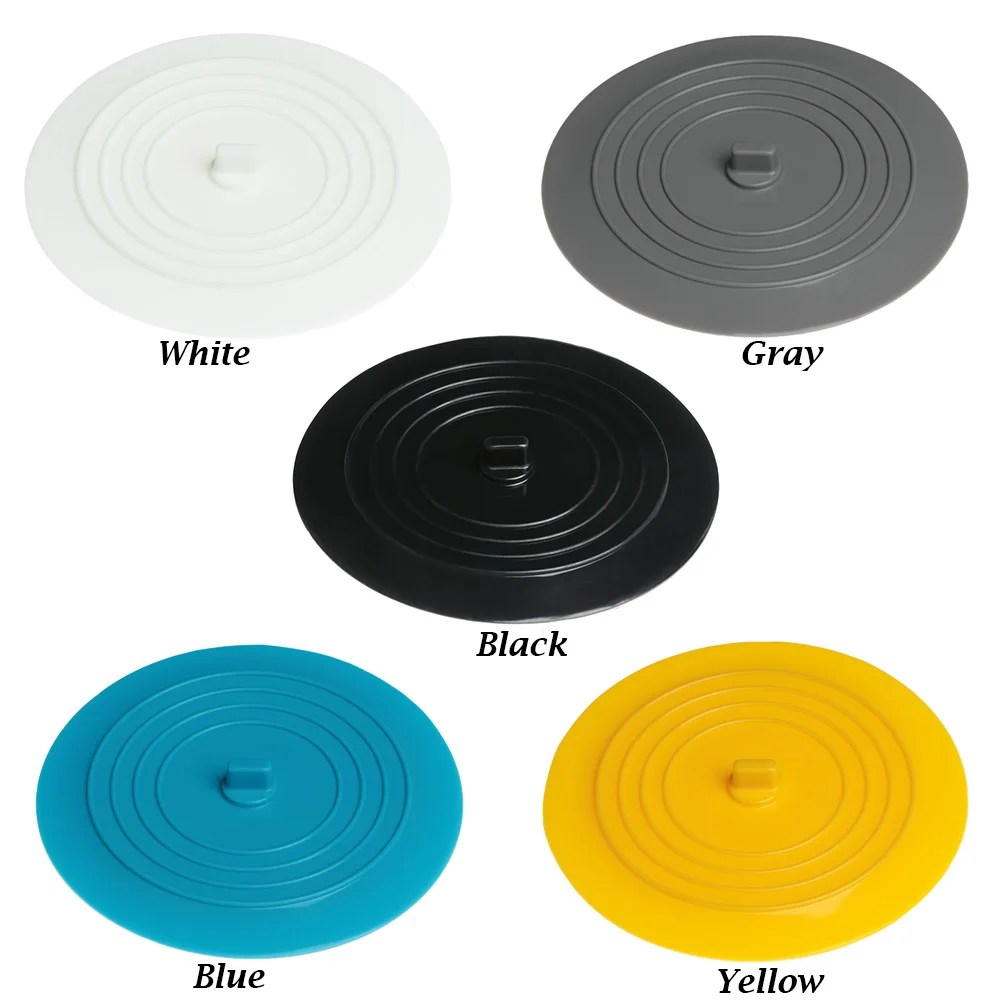 Drain Filter Drain Stopper Basin Drain Stopper Drain Strainer 15cm Silicone Water Sink Plug Drain Cover Leakage-proof Washroom Kitchen Bathtub Stopper Large Sink Strainer Bathroom Supply