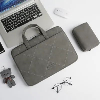Dark Gray Милая сумка для ноутбука Dell Asus lenovo hp acer сумка для компьютера 13 14 15 15,6 дюймов для Macbook Air Pro 13,3 чехол для ноутбука - Цвет: Dark Gray
