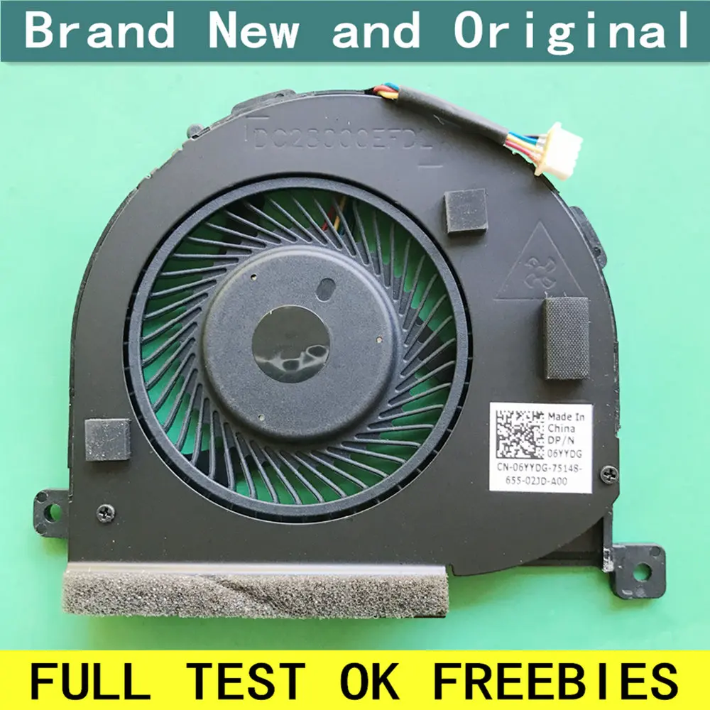 Новый охлаждающий вентилятор для ноутбука подходит ПК Dell Latitude E5450 fan 06YYDG Sunon EG50050S1