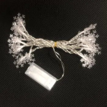 

Fairy String Lights Christmas Snowflake Led String Lights Snow Lights Christmas Tree Snowflake String Decorations