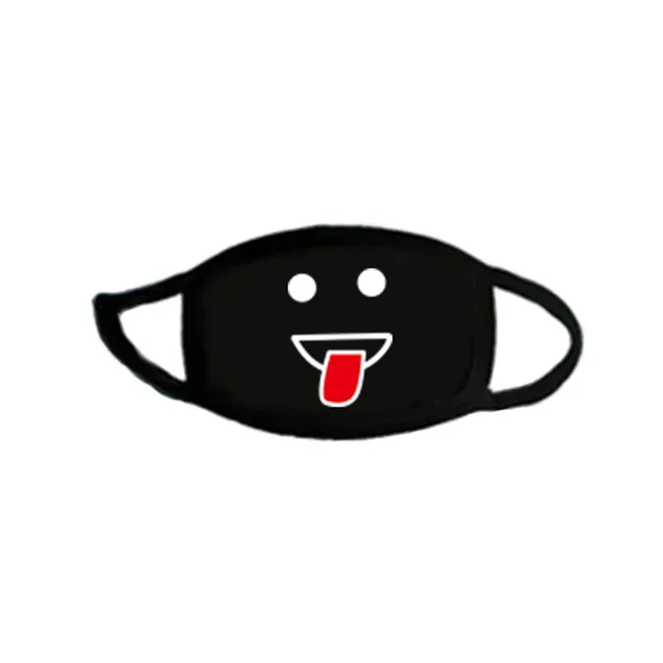 Anime black quirky personality expression mask