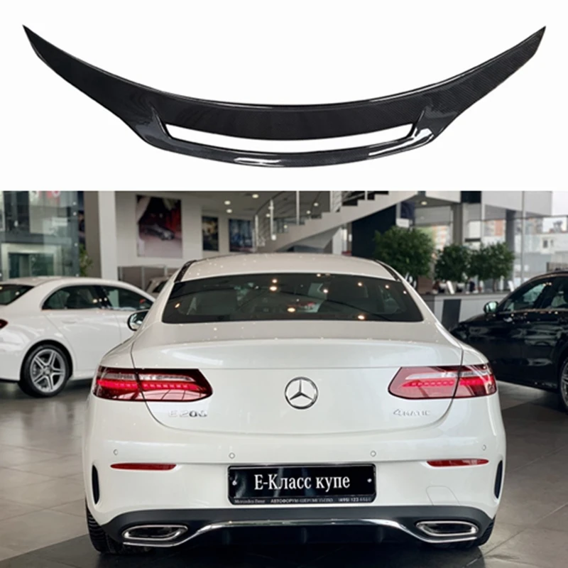 

GT Style For Mercedes W238 spoiler E Class Coupe E250 E400 E500 E550 2-Door Carbon Fiber Rear Trunk Spoiler Wing 2016 - UP
