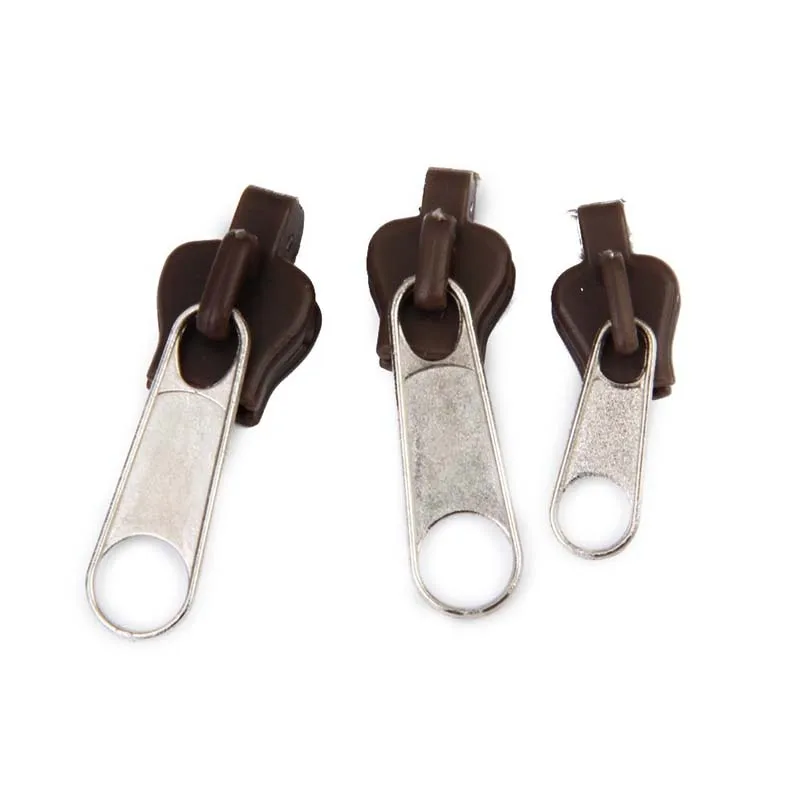 

3 pcs Zipper Sliders Pulling Zipper Pullers Replace DIY Kit Repair Kit