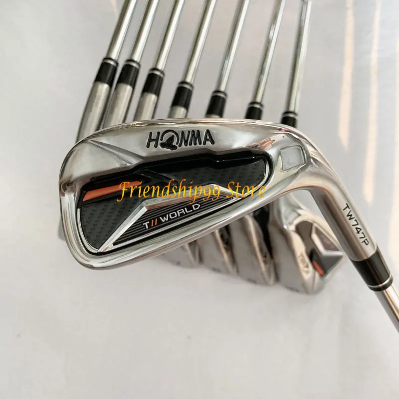 Новые мужские HONMA TW747P гольф утюги 4-11.SW Утюги клюшки Графит Гольф Вал R/S/SR flex клюшки для гольфа с головной убор