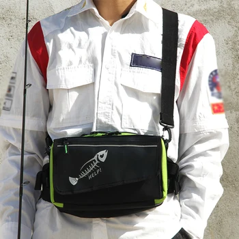 

Large Capacity Wear Resistant Protective Unisex Outdoor Multipurpose Adjustable Strap Waist Pack Clasp Design Fishing Bag