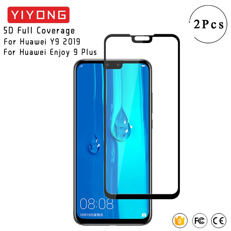 Защитное стекло YIYONG 5D закаленное для Huawei Y9 2019 Y7 Y5 Y6 Prime 2018 Enjoy 9 | Мобильные телефоны