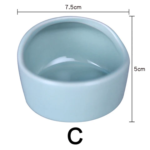 Small Pet Hamster Little Hedgehog Ceramic Feeder Food Bowls Hamster Feeding Water Food Bowl Pet supplies