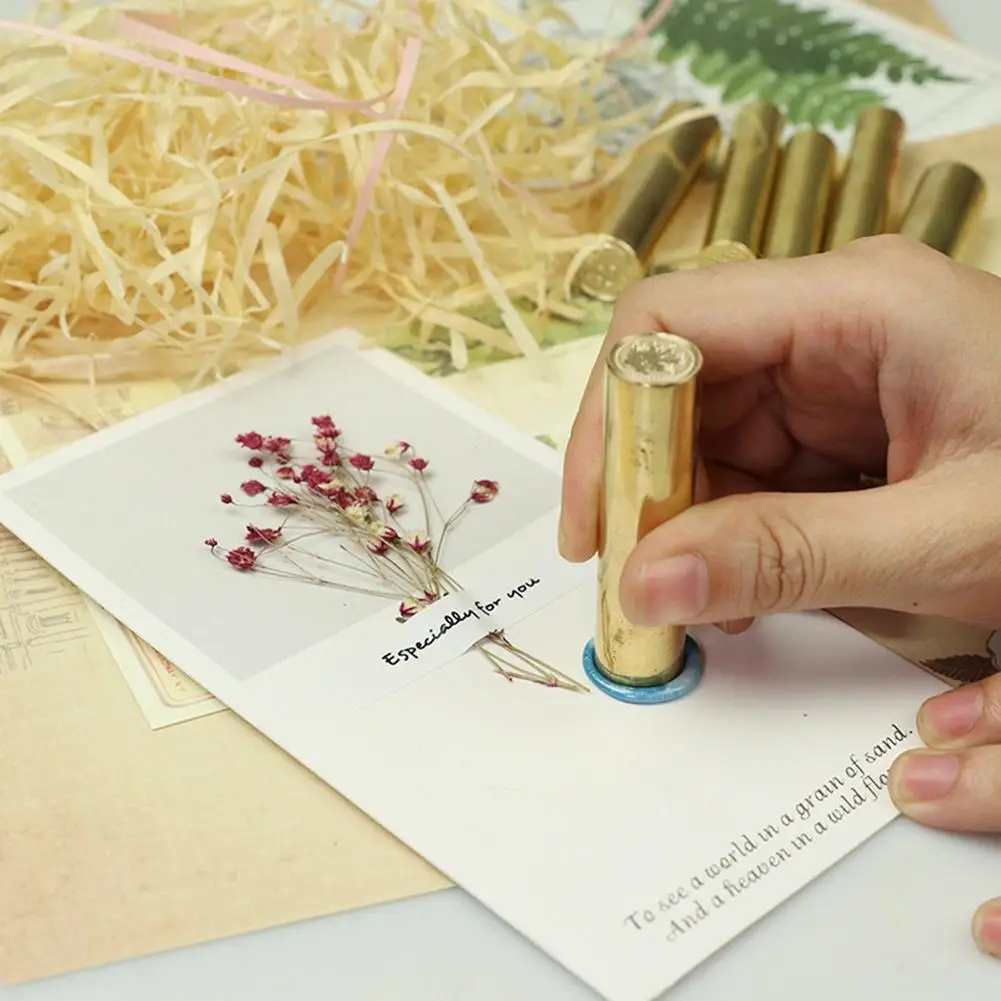  Sealing Wax Sticks Vintage Wax Seal Stamp for Wedding Invitations Cards Envelopes Wine Packages Gif - 4000570303955