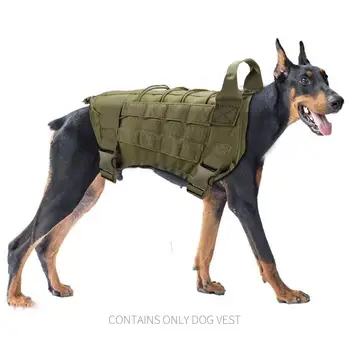 

Nylon Dog Rope Dog Leash Dog Vest with Handle Dog Harnesses Pet Chest Strap Tactics Training Head Collars Outdoor Walk