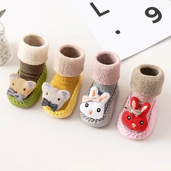 

Casual Baby Infant Socks Fashion Children's Cute Cartoon Stockings Kids Non-Slip Cotton Floor Socks