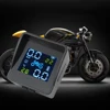 Sistema de alarma de monitoreo de temperatura de neumáticos con 2 sensores externos, Motor de motocicleta TPMS con carga Solar USB 2022 ► Foto 3/6