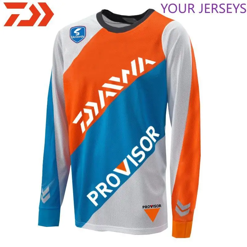 

2020 DAIWA Autumn Long Sleeve Fishing Clothing Size XXS-5XL Sports Shirt Quick-Drying Anti-UV Sun Jersey Winter Clothes Pesca