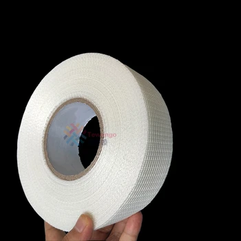 

Extra Large Size 50/100M Self Adhesive Grid Tape Crack Resistance Wall Protect Fibreglass Belt Anti-Water Fiber Mesh Network