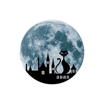 

30cm Large Moon Luminous Stickers Glow in the Dark DIY Wall Sticker Living Home Decor Adesivive Stickers Unique Wallpaper