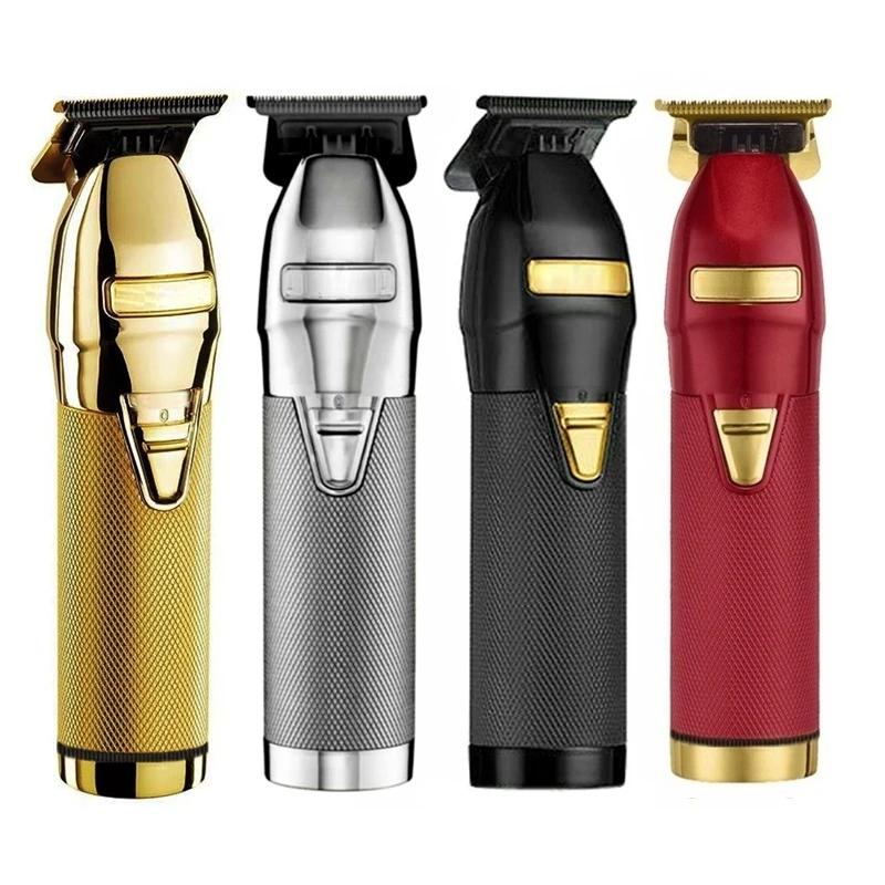 Cortadora de pelo profesional para hombres, máquina cortadora de pelo eléctrica recargable, para Barbero, Can be zero gap