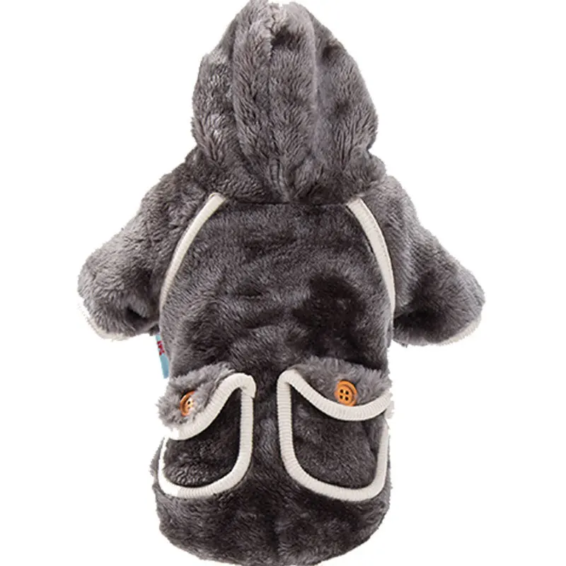 Autumn Winter Casual Style Pet Dog Clothing Comfortable Warm Fashion Hoodie Teddy Schnauzer Pomeranian Bichon Small Dog Costumes