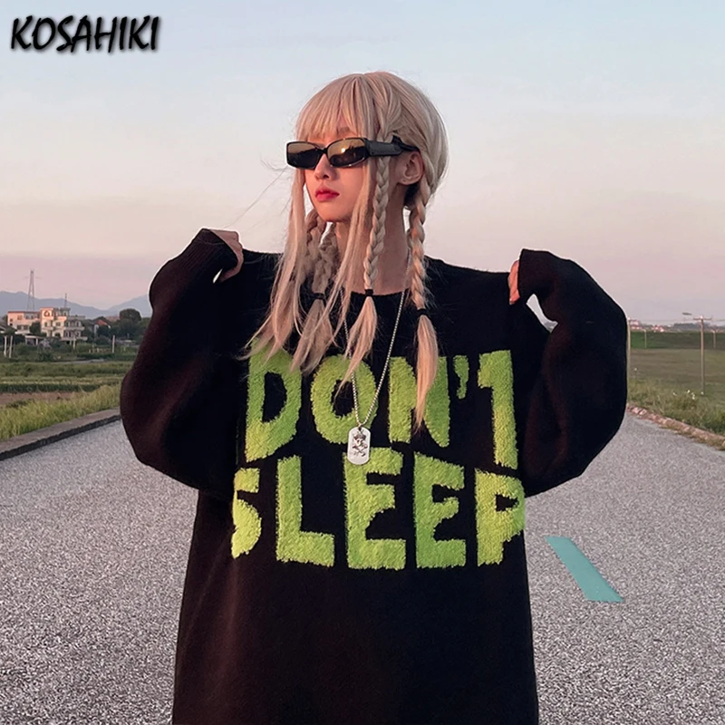 Женский длинный вязаный свитер koshiki повседневный жаккардовый составного кроя с