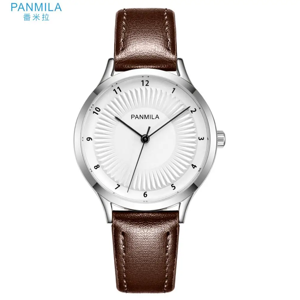 

PANMILA P0385M Simple Relogio Feminino women watches Gift Dial Quartz Ladies Presente Waterproof Leather Strap Casual Business