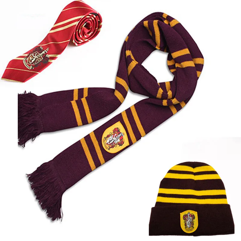 Gryffindor Костюм Гермионы Granger костюмы пуловеры форма Гриффиндора Слизерин Толстовка Топ Hufflepuff шарф с рисунком «гусиные лапки» - Цвет: Gryffindor