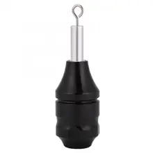 Регулируемая ручка для татуировки, профессиональная машинка для татуировки, ручка для картриджа, Круглый Сплав, тату-пистолет, трубка с крюком, Иглы для татуировки с захватом